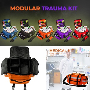 Suministros médicos de gran capacidad, bolsa de primeros auxilios, kit clínico, kit de equipo, botiquín de primeros auxilios para traumatismos de emergencia - Product Image 4