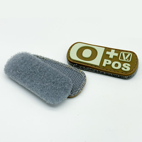 Écussons PVC 3D personnalisés phosphorescents en relief, badges tactiques à scratch pour sacs à dos, chapeaux et vêtements