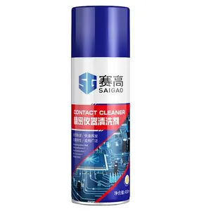 OEM 450ml China fábrica Limpa Peças Industriais Contato Eletrônico Cleaner Spray Remoção De Poeira E Prevenção De Ferrugem Cleaner spray