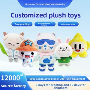 Tùy Chỉnh 10Cm Hàng Loạt Nhỏ Bông Thêu Tay Linh Vật Của Công Ty Gấu Sang Trọng Đồ Chơi Comforter PP Bông Lót Hộp Quà Tặng Búp Bê - Product Image 3