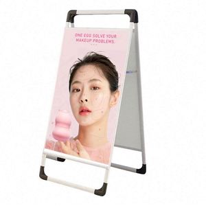 Factory Wholesale Eco-Friendly Metal Double Sided Advertising Sign Standing <b>Poster</b> Frame - Product Image 3