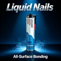 Colle liquide adhésive sans clous Super SBS pour bois et plastique, forte adhérence, colle tout usage sans plus de clous