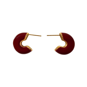 Pendientes de Moda con Cristales, Acero Inoxidable 316L, Baño de Oro PVD, Resistentes al Rojo, Sostenibles - Product Image 2