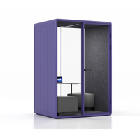 Cabine de bureau mobile de haute qualité, nouvelle conception, cabine de réunion, espace de travail privé pour studio de musique, taille M