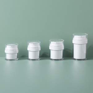 PP + như + ABS nhựa đôi tường không có không khí bơm Jar 15ml 30ml 50ml 100ml Lotion Kem container - Product Image 5