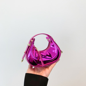 Wholesale New Stylish Children Mini Shiny Bag <strong>Women</strong> Glossy Pu Leather <strong>Small</strong> <strong>Handbag</strong> for Girls - Product Image 4