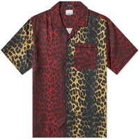 Chemises de plage à imprimé léopard pour les vacances d'été Chemise boutonnée personnalisée par sublimation