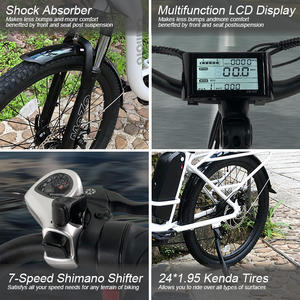 Gran Oferta: Bicicleta Eléctrica de Carga China, 7 Velocidades, Batería de Litio 48V, E-bike de Carretera/Ciudad de 26 Pulgadas, Bicicleta Eléctrica para Mujer - Product Image 4