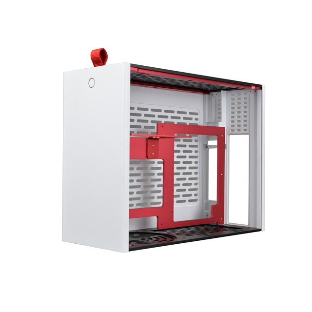 Custom Transparent Computer Cases Towers Clean RGB 120mm Cooling Fans Gaming Mini Pc Micro Itx case