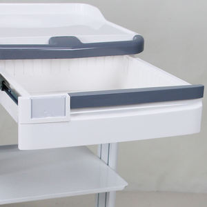 Carro DE EMERGENCIA ABS de aluminio médico profesional de diseño moderno, carro de instrumentos de Hospital para sala de emergencias de clínica - Product Image 4