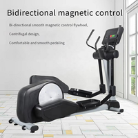 Firstfit Gym Cardio Exercise 20 niveaux de résistance EMS Transmission bidirectionnelle autonome Cross Trainer Elliptical Machine