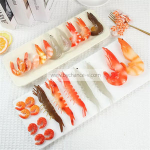 Modelo Realista de Camarones Pelados y Cocidos de Imitación para Exhibición en Museos, Educación, Cultura Gastronómica, Exhibición de Buffet - Product Image 4