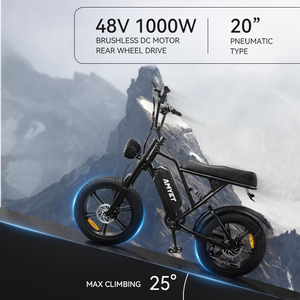 Snelle Elektrische Fiets 48V Koolstofstaal Achternaafmotor Lange Afstand Woon-Werkverkeer Lithiumbatterij Fatbike - Product Image 4