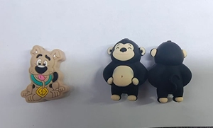 3D Santa Claus, genitales, muñecos de nieve, gatos, manzanas, Gracias cuentas focales de silicona para bolígrafo encantos regalo de vacaciones - Product Image 6