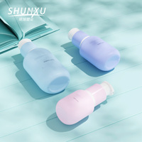 Flacon pompe vide en plastique PET mini pour cosmétiques personnalisés, 30 ml, 50 ml, 80 ml, pour lotion corporelle, crème pour le visage, sérum, emballage pour soins de la peau