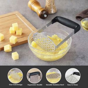 Stainless Steel Manual Press Food Durable Non-break Handle Rust-proof Dishwasher Safe <b>Kitchen</b> <b>Gadgets</b> Custom logo - Product Image 6