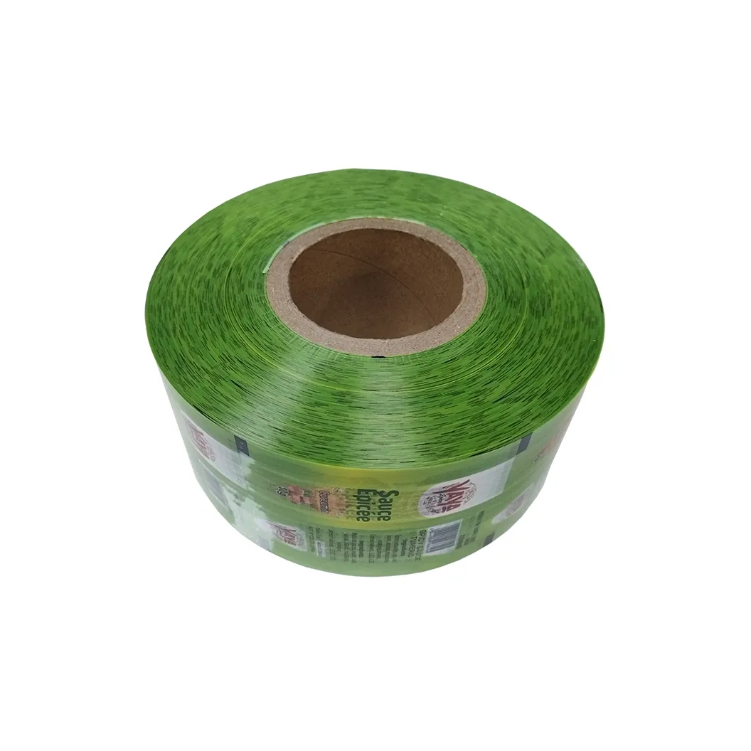 Roll Films Custom PET and PE for Packaging Food Plastic Product Packing Printing Ice Candy Packaging Plastic Roll Green 300kg