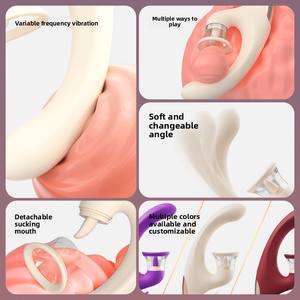 Juguetes para adultos femeninos, vibrador para lamer la lengua, estimulador de clítoris, 30/caja que incluye consolador y vibrador de rosas - Product Image 4