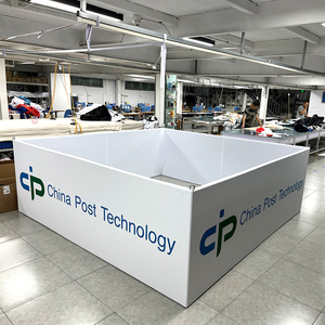 Nhà máy tùy chỉnh vuông treo vòng quảng cáo căng thẳng hiển thị khung cho trần cho triển lãm thương mại và hội nghị - Product Image 4