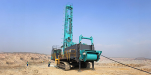 Equipo de perforación de pozos para minería de oro con broca de rodillos, nuevas máquinas de minería con componentes de perforación de roca de superficie, motor de rodamiento y piezas centrales - Product Image 2