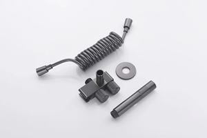 Press Button Round Shape Aluminum Shower Single <strong>Shattaf</strong> <strong>Bathroom</strong> Accessories Spray Bidet - Product Image 4