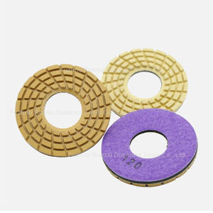 Tampons de polissage de sol en résine haute brillance Klindex 140mm personnalisables pour <span class=keywords><strong>pierre</strong></span> de granit et de marbre de quartz - Product Image 3