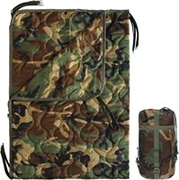 Doublure de cape à fermeture éclair sac de couchage extérieur sac de transport de Compression pour la randonnée et le camping matériel en polyester pour la survie