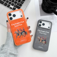 Coque de téléphone de luxe imprimée graphiquement pour iPhone 17 Pro Max 16 15 14 – Housse de protection antichoc avec logo personnalisé – Fournisseur OEM en gros