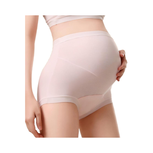 Celana Dalam Hamil High-Rise High Cut 5 Warna, 95% Katun, Bernapas, Sensasi Kulit Telanjang, Penyangga Perut, untuk Kehamilan Menengah dan Akhir - Product Image 1