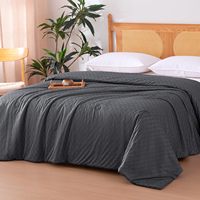Couette Rafraîchissante Douce et Légère en Tissu Gaufré Respirant Nylon Polyester pour Nuits Chaudes – Idéale Hôtels & Domicile Toutes Saisons