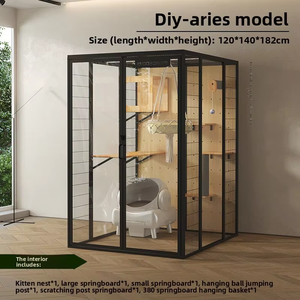 Acogedora Cama para Gatos de Madera, Multinivel, Cálida y Acogedora, Diseño Hygge, Pino Natural Sólido - Product Image 2