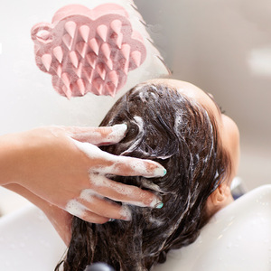 <span class=keywords><strong>Brosse</strong></span> de massage en silicone personnalisée YS-12101 pour le nettoyage du cuir chevelu et le lavage des cheveux, fabriquée en Chine - Product Image 3