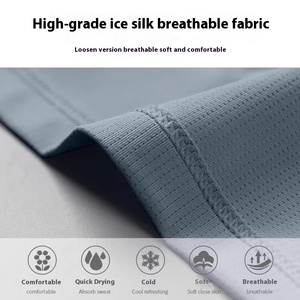 Ensemble de Sport à Séchage Rapide Homme, T-Shirt et Short de Course en Soie Glacée pour l'Entraînement Sportif - Product Image 4