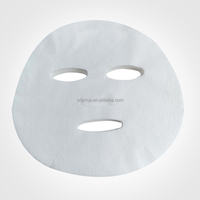 Proyons CGF55 OEM ODM Masque facial jetable en tissu naturel, doux pour la peau, blanc, 55g, contrôle du sébum, tissage uni