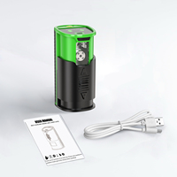 Niveau laser infrarouge portable Borka, lumière verte, instrument de nivellement à 2 lignes, dispositif de nivellement haute précision, lumière puissante