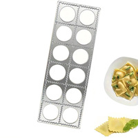 Nouvel outil de fabrication de pâtes italiennes, moule à raviolis manuel à 12 trous, presse à raviolis, plateau de moulage, machine à raviolis