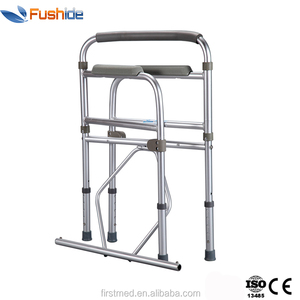 Convenient Nursing Aluminum Foldable Toilet <strong>Commode</strong> <strong>Chair</strong> for Adults - Product Image 5
