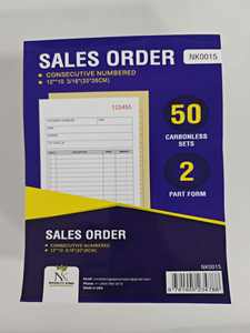 Vente en gros usine, personnalisation sur mesure : 50 sets <span class=keywords><strong>de</strong></span> carnets <span class=keywords><strong>de</strong></span> factures et <span class=keywords><strong>de</strong></span> reçus commerciaux en 2 exemplaires (sans carbone) - Product Image 2