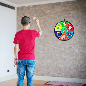 36cm cứng Bảng phi tiêu cho trẻ em W/3 dính quả bóng, phi tiêu Board Set với móc, Hội đồng Quản Trị trò chơi đồ chơi - Product Image 4