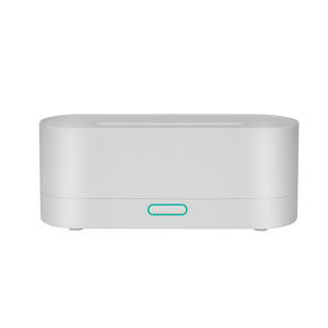 جهاز ترطيب مكتبي ذكي صغير وهادئ للمنزل، فواحة عطرية بتصميم مدفأة بلهب صناعي مع إضاءة ليلية ملونة تعمل بالزيوت العطرية - Product Image 6