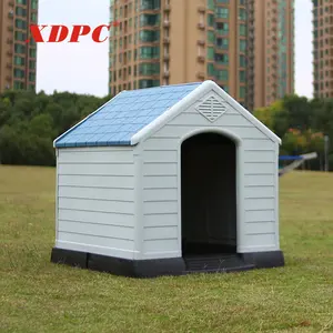XDPC ucuz köy plastik kennels kafesleri büyük köpekler için köpek evleri açık köpek villa