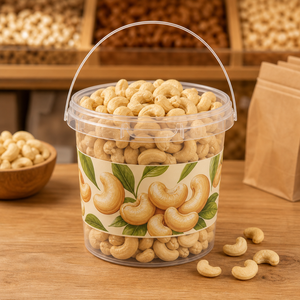 Secchio in Plastica PP Trasparente per Alimenti con Coperchio e Manico per Conservazione di <span class=keywords><strong>Anice</strong></span> Stellato, Personalizzabile con Stampa - Product Image 6