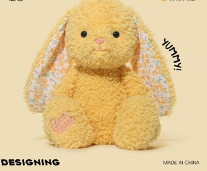 Peluche <span class=keywords><strong>de</strong></span> Conejo <span class=keywords><strong>de</strong></span> 38 cm, Adorable Compañero para Dormir, OEM/ODM, Orejas Largas Florales, Decoración <span class=keywords><strong>de</strong></span> Pascua, Regalo <span class=keywords><strong>de</strong></span> Cumpleaños para Niños - Product Image 3