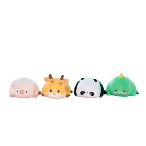 Cute Animal Plush Figurines Resin Car Interior Decorations For Women Girls Gift - Product Image 3