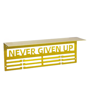 حامل كؤوس وميداليات خشبية شماعات مع رف عرض كؤوس الحائط لرف الكأس الفائز - Product Image 1