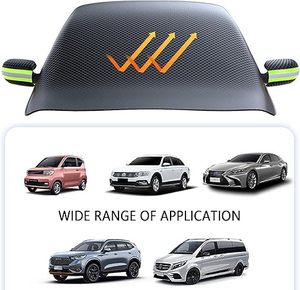 All-Season Car Half <b>Cover</b> Front Body Shield with Heat Insulation Rainproof and Sunshade Easy Foldable Installation - Product Image 6