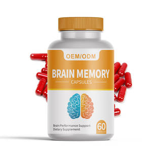 Cápsulas nootrópicas de etiqueta privada Suplemento cerebral Cápsulas de memoria cerebral - Product Image 1