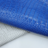 Cuir brillant 1,4 mm effet animal (serpent, crocodile) ou PVC pour sacs, chaussures de mode et artisanat