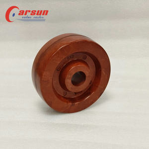 Roue en résine phénolique robuste Carsun de 6 pouces, roulement à rouleaux industriel, machinerie de construction et minière, diamètre 50 mm, résistante à l'usure - Product Image 3