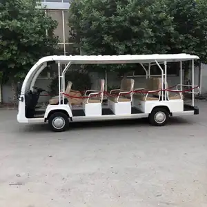 ShunCha billig 8 Sitzplätze 11 Sitzplätze 14 Sitzplätze AC-System Offroad Electric Sightseeing Car Club Golf wagen Touristen bus